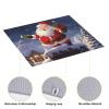 Merry Christmas santa Print Dish Drying Mat for Kitchen Counter Super Absorbent Microfiber Drainer Mats Large Size Dish Drying Pad Quick Drying Dish Rack Pad 18"x 16" view 4