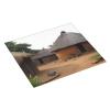 Traditional housing in ghana Print Dish Drying Mat for Kitchen Counter Super Absorbent Microfiber Drainer Mats Large Size Dish Drying Pad Quick Drying Dish Rack Pad 18"x 16" view 2