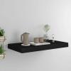 ZEYUAN Wall Shelf Black 19.7"x9.1"x1.5" MDF Shelves Wall Decor Living Room Shelving Wall Mounted Shelves for Wall view 1