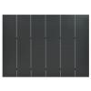 ZEYUAN 6-Panel Room Divider Partition Room Dividers Wall Divider Panels Room Divider Panel Anthracite 94.5""x70.9"" Steel, 240 x 180 cm view 2