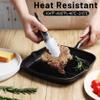 HOTEC Small Kitchen Tongs Stainless Steel 7-Inch Mini Serving Tongs view 3