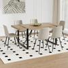 AISYKOD 7-Piece Dining Table Set for 6, Modern Dining Table Set for 6,Industrial Wood Dining Room Table Set,71" Kitchen Dining Table and Chairs, 2.3" Thick Wood Table with High Back PU Leather Chairs view 3