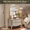 Brightify Arched Mirror, 28 x 40 Inch Gold Arch Mirror, Arched Wall Mirror view 2