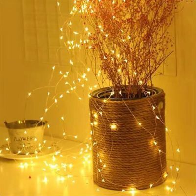 Neroupe LED String Light Copper Wire Outdoor Led Garland Lamp Christmas Fairy Light for Christmas Tree Wedding Party Home Decoration