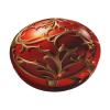 Christmas Red Lantern Print Stool Cover Round Elastic Bar Stool Slipcover 14 Inch Washable Nonslip Chair Seat Cover for Home Salon Office view 1
