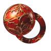 Christmas Red Lantern Print Stool Cover Round Elastic Bar Stool Slipcover 14 Inch Washable Nonslip Chair Seat Cover for Home Salon Office view 2