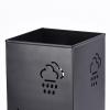 HUHJYUGE Umbrella Stand Rack for Entryway, Square Metal Umbrella Holder, Free Standing Umbrella Storage Organizer Bin, for Home Office Hotel Decor, Hold 6 Umbrellas (B) view 4