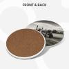 6Pcs Drink Coasters with Holder, Ceramic Drink Coaster for Kinds of Cups, Tractor Agriculture Tranquil Coasters for Drinks Tabletop Protection, Absorbent Cup Coaster for Coffee Table Home Decor view 2