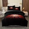 Leaflin Teenage Boy Bedding Sets Full Size 5 Pieces Basketball Comforter Set for Boys Bed in a Bag Set, Basketball Bedding Full, Red Black view 3
