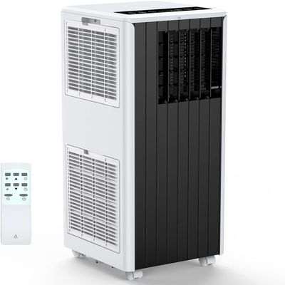 PioneerWorks Portable AC Unit for Rooms, 8000Btu Air Conditioner Portable up to 350 Sq.Ft, 3-in-1 Function, Cool, Dehumidifier, Fan, with Remote Control, Timer, Self Evaporation System, Window Kit