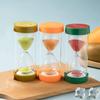 YUSIWOAL Hourglass Sand Timer,Hourglass Sandglass Clock, Fruit Hourglass Crafts Hourglass Set (3 Pieces 5/10/30 Minutes) Hourglass view 1