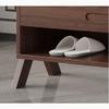 CABRIOLET Standing Coat Rack Creative with Storage Cabinet Drawer Hanger Floor Bedroom Simple Indoor Hanger Home Vertical Living Room Coat Rack Jacket Stand (Size : 85 * 38 * 170cm) view 3