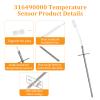 New for Frigidaire Range Oven Probe Temperature Sensor 316490003/316490000 1197392 316490002 7316490000 AH1528542 Replacement Part view 3