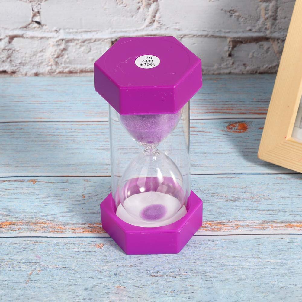 YUSIWOAL Hourglass, 10 Minute Hourglass, Kitchen for Home Game Office Hourglass