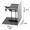 Book Ends Nonskid Bookends Retro National Style Book Stand Thickened Metal Steel Plate Book Clip Personality Book by Bookend Table Study Decoration Bookends Decorative view 2