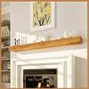 Avana Fireplace Mantle - Natural Fireplace Mantles Wood - Mounted Mantles for Over Fireplace - Handcrafted Fireplace Wood Mantel - Wood Mantels for Fireplace (Rustic Natural, 72 X 8 X 3) view 1