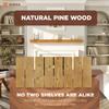 Avana Fireplace Mantle - Natural Fireplace Mantles Wood - Mounted Mantles for Over Fireplace - Handcrafted Fireplace Wood Mantel - Wood Mantels for Fireplace (Rustic Natural, 72 X 8 X 3) view 3