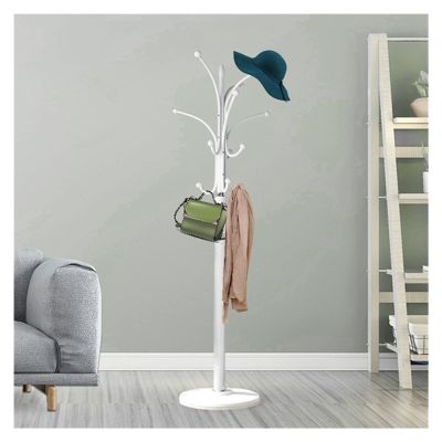 TEMKIN Coat Rack Stand 175cm Coat Rack Floor-standing Hanger Bedroom Hanger Creative Living Room Iron Coat Hat Rack Simple Vertical Hanger For Clothes Suits Scarves Handbags Umbrella Coat (Color : C)