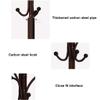 TEMKIN Coat Rack Stand 175cm Coat Rack Floor-standing Hanger Bedroom Hanger Creative Living Room Iron Coat Hat Rack Simple Vertical Hanger For Clothes Suits Scarves Handbags Umbrella Coat (Color : C) view 3