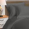 Fitlinen Dark Grey-Palatial King (116'' X 98'') 3-Pcs Duvet Cover Set with Zipper Closure & Corner Ties Easy Fit-800 Thread Count-100% Egyptian Cotton Comforter Cover with 2 PillowShams view 3
