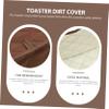 Bread Machine Bread Maker Machine Loaf Bread 4 Slice Toaster Bakeware Protector Home Supplies Bread Machine Protector Toaster Dirt Cover Kitchen Supply Washable Set view 2