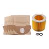 1Pcs Dust Hepa Filters and 5Pcs Paper Bags Replacement for Karcher Vacuum Cleaners Parts Cartridge Hepa Filter Wd2250 Wd3.200 Mv2 Mv3 Wd3 view 1