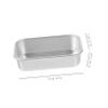 BESTOYARD 8 Pcs Cake Tin Bread Tin Aluminum Bread Pans Baking Bread Toast Baking Supplies Baking Pan Baking Bread Mold Toast for Baking Rectangular Tray Toaster Paper Cups Loaf French Oven view 4