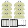 14 Pcs Replacement Parts Kit Side Brushes Filters Cleaning Mop Pads fit for Shark RV2001WD AV2001WD Robot Vacuum Accessories view 1