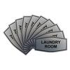 Fancy Laundry Room Sign (Brushed Silver) - Small 10 Pack view 1