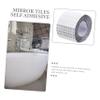 NUOBESTY 2rolls Self-Adhesive Square Mirror Mosaic Sticker Acrylic Mosaic Wall Decal Tile Sticker for Home Decor view 2
