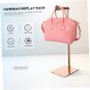 BESPORTBLE 1pc Luggage Display Stand Bag Storage Rack Purse Display Holder Purse Stand Support Bag Jewelry Stand Ornament Display Stand Desktop Stand Package Rack Handbag Miss Stainless Steel view 3