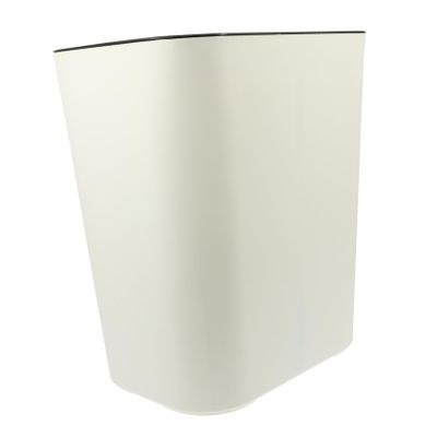 Zerodeko Waste Basket Dual Compartment Large Trash Can Lid White Ideal for Kitchen Bathroom