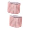 NUOBESTY 2rolls Acrylic Mirror Wall Stickers Self-Adhesive Decorative Tiles for Home Square Easy to Install for Bedroom Kitchen and Bathroom view 1