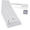 EXCEART 2rolls Self-Adhesive Mirror Wall Sticker Square Acrylic Tiles Modern Decor for Home view 3