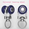 Ceiling Curtain Track 1.6-19.7ft, Wall Or Ceiling Mount Flexible Curtain Rail System, Room Divider, Double Aluminum Ceiling Curtain Track, Suitable for Living Rooms and Shower Rooms (Color : Champagn view 3