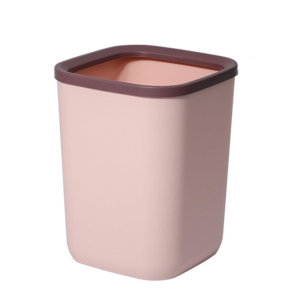 kliky Large Thickened Trash can, Household Pressure Ring Trash can, Bathroom, Kitchen, Living Room, no lid Garbage Basket