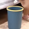 kliky Large Thickened Trash can, Household Pressure Ring Trash can, Bathroom, Kitchen, Living Room, no lid Garbage Basket view 4