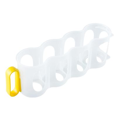 Can Storage Organizer for Refrigerator, Stackable Kitchen Canned Food Holder with Handles, Beverage Drink Pop Soda Can Dispenser (Color : Yellow)