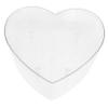 LIFKICH Heart Shaped Clear Acrylic Flower Box for Floral Arrangements Transparent Storage Container for Weddings Proposals Engagements and Versatile Display view 1