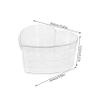 LIFKICH Heart Shaped Clear Acrylic Flower Box for Floral Arrangements Transparent Storage Container for Weddings Proposals Engagements and Versatile Display view 2