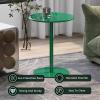 Green Modern Round TablesCounter Height Coffee Table Bar Table Metal Cocktail Table Bistro Table Pub TablesSmall Side Table Accent Table for Outdoor or Indoor (Size : 40x40x72cm) view 4