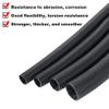30 FT 1/4 Wire Loom Split Tubing,Dog Cat Cord Protector,Split Wire Loom Tubing Wire Conduit  Black (30FT 1/4") view 3