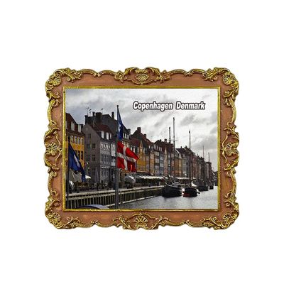 Copenhagen Denmark Refrigerator Magnet 3D Travel Souvenir Fridge Decoration Magnetic Sticker Craft Collection
