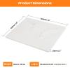 Adolif Marble Cutting Board, Large Marble Slab Pastry Board With Non-Slip Feet For Baking, Cheese, Charcuterie, Chocolate, 16x20 Inch view 2