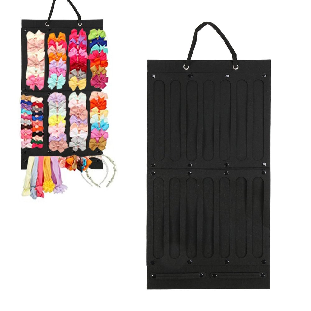 Miskall Hair Bow Holder Organizer for Girls Hanging Bow Holder for Girls Hair Accessories Storage Organizer for Headbands, Hair Clips, Hair Ties, Scrunchies