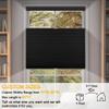 BERISSA Top Down Bottom Up Cellular Shades Honeycomb Blinds Easy Install Blackout Cellular Blinds for Window.Black.49 W x 90" H view 2