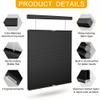 BERISSA Top Down Bottom Up Cellular Shades Honeycomb Blinds Easy Install Blackout Cellular Blinds for Window.Black.49 W x 90" H view 3