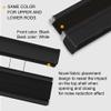 BERISSA Top Down Bottom Up Cellular Shades Honeycomb Blinds Easy Install Blackout Cellular Blinds for Window.Black.49 W x 90" H view 4