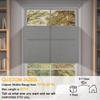 BERISSA Top Down Bottom Up Cellular Shades Light Filtering Honeycomb Blinds Easy Install Blackout Cellular Blinds for Window.Gray.29 W x 36" H view 2