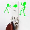 Luminous Sticker 3 Pcs Creative Fun Glow-in-The-Dark Wall Stickers, Switch Stickers, Living Room Decoration Wall Stickers, Self-Adhesive Wall Stickers Label Stickers view 4